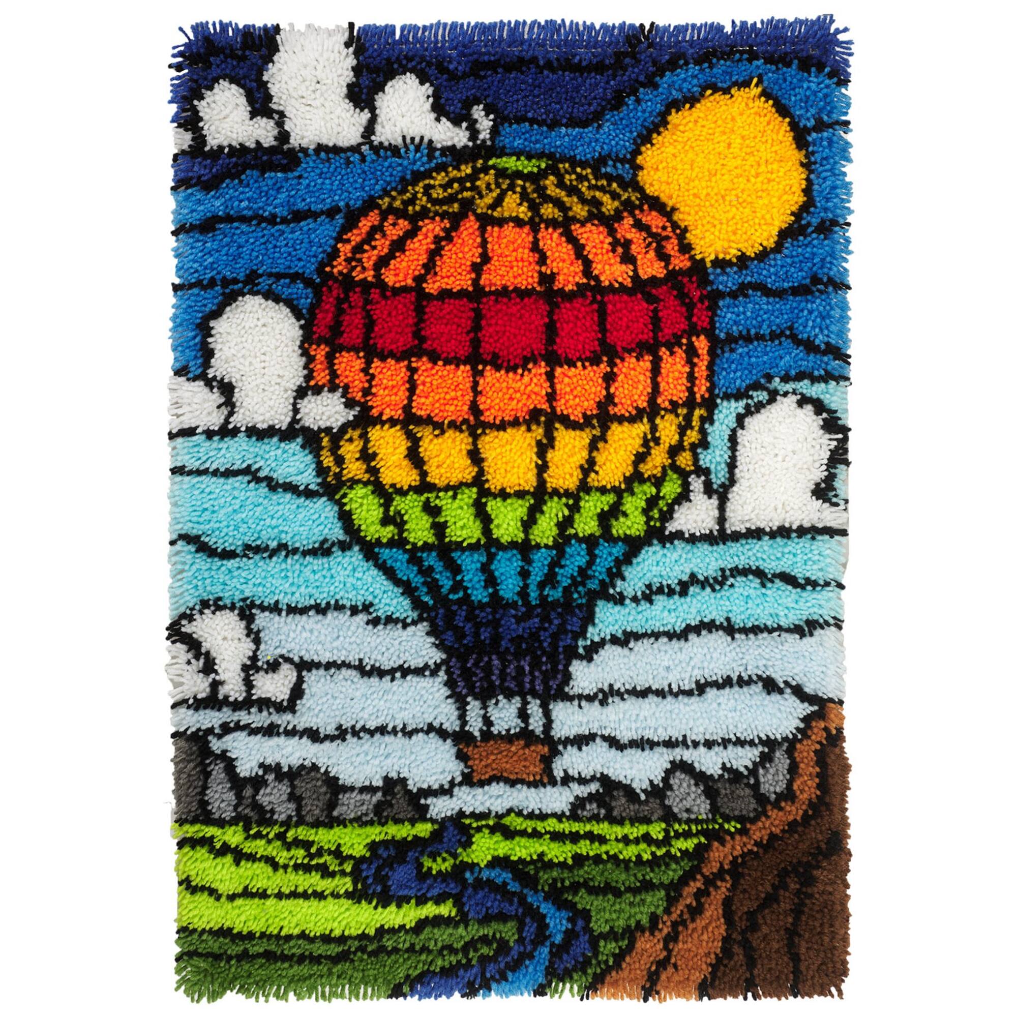 Leisure Arts® Hot Air Balloon Latch Hook Kit